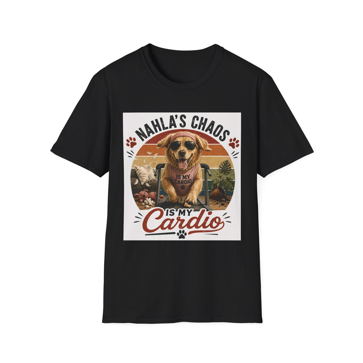 Nahla's Chaos Dog Mom Shirt | Dog Rescue Pet Lover T-Shirt