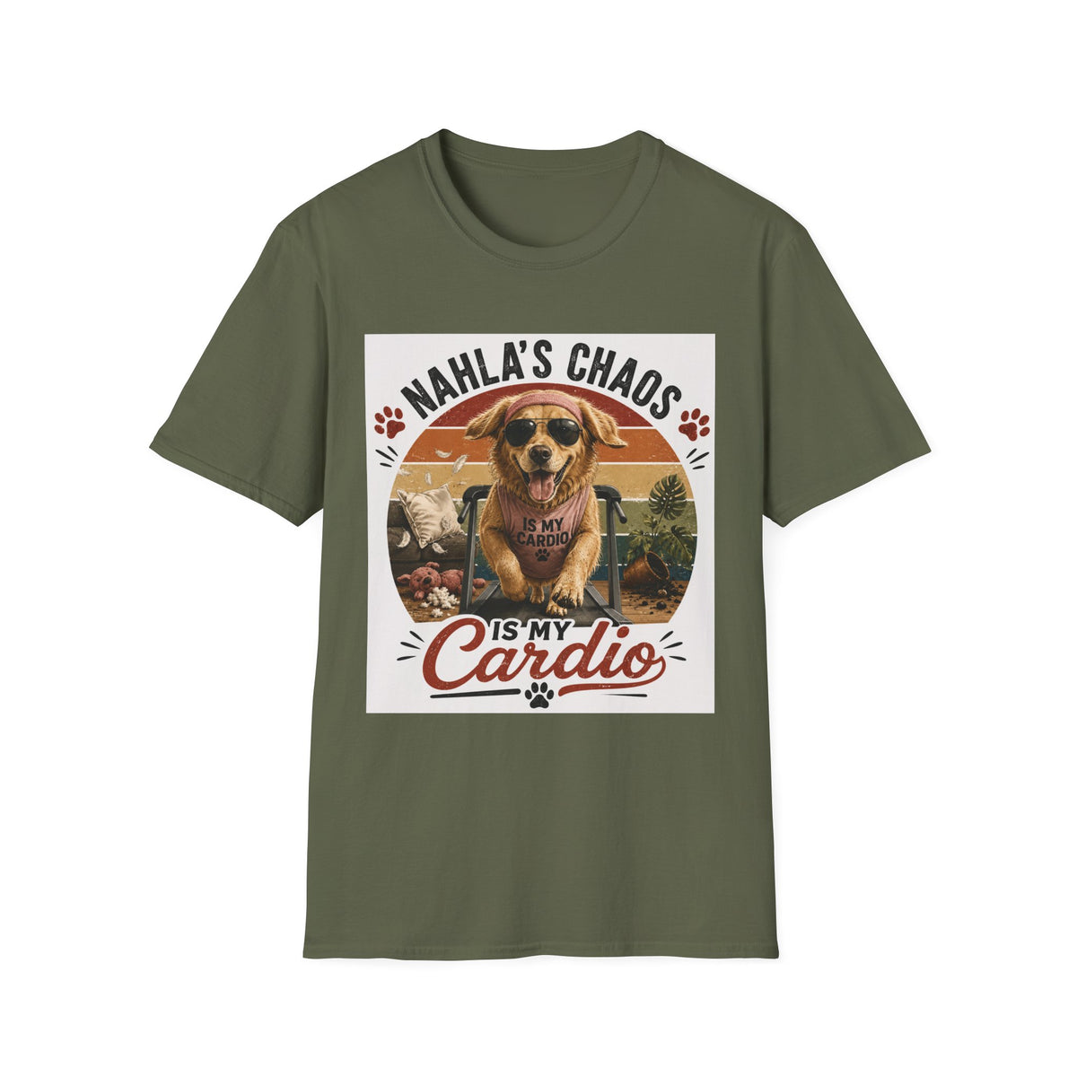Nahla's Chaos Dog Mom Shirt | Dog Rescue Pet Lover T-Shirt
