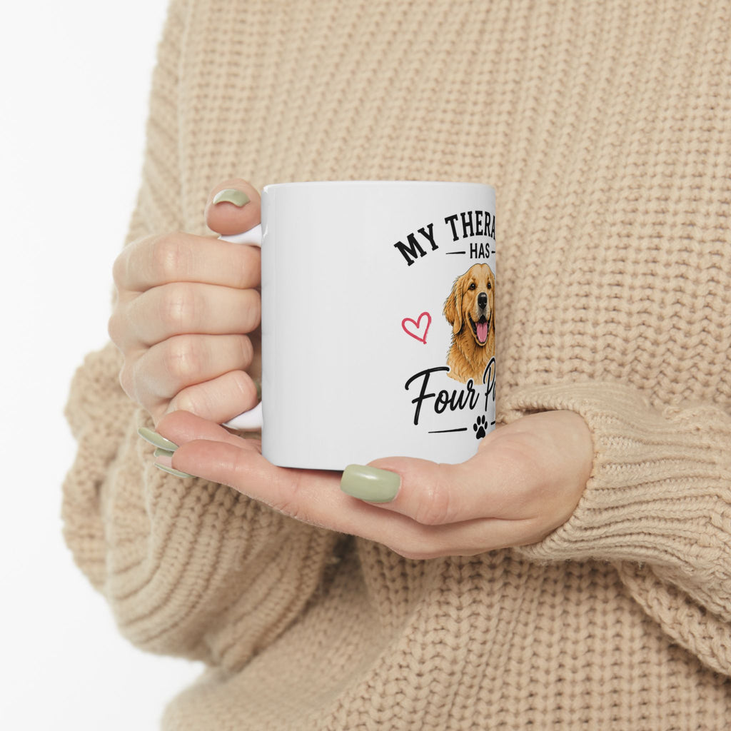 My Therapist Has Four Paws Mug