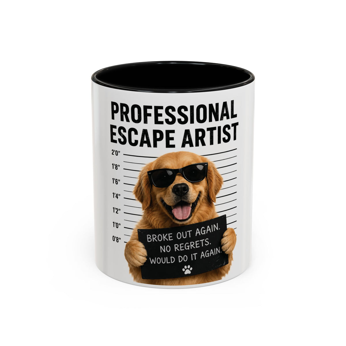 Professional Escape Artist Dog Mug