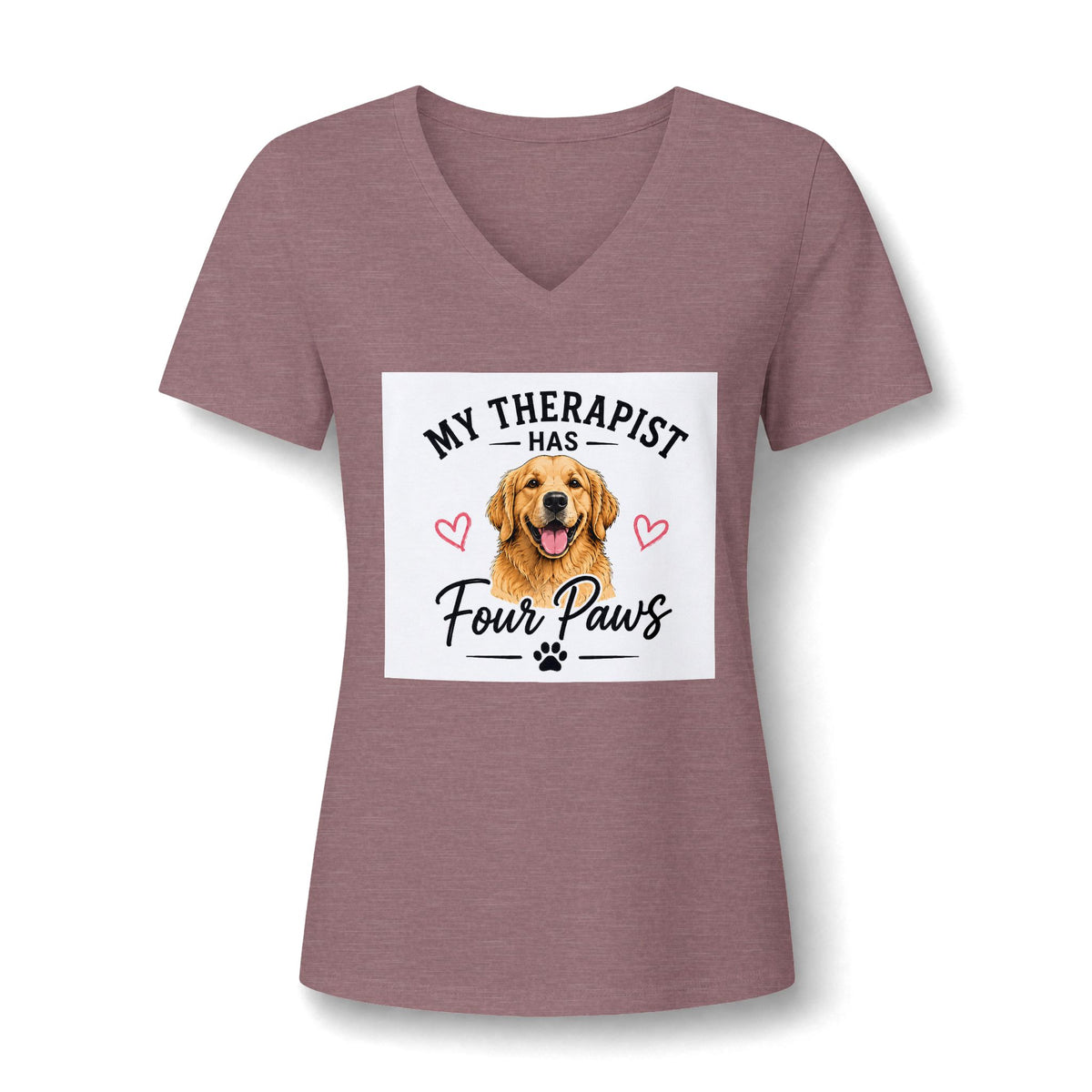 My Therapist Has Four Paws Dog Graphic Tee