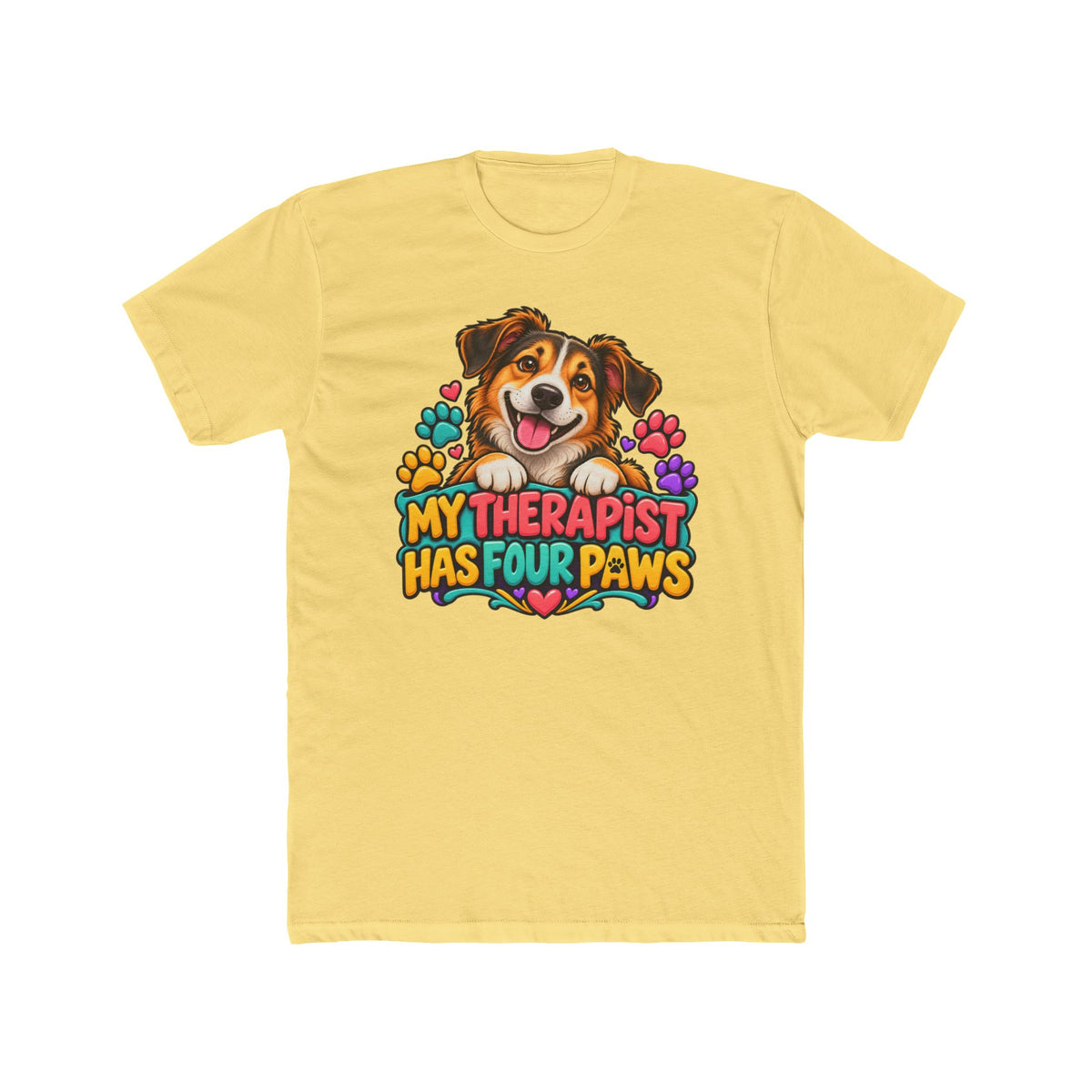 My Therapist Has Four Paws Dog Lover T-Shirt
