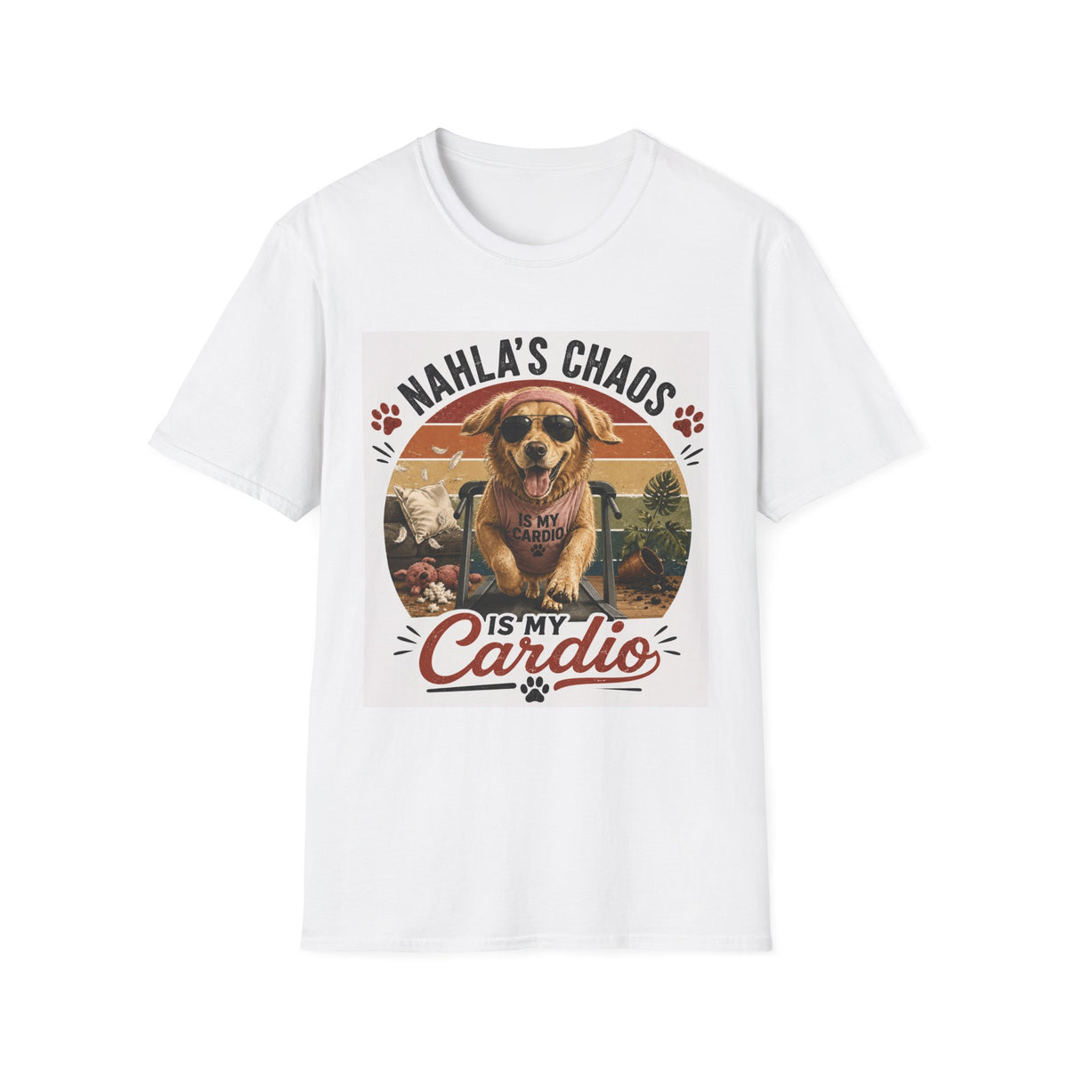 Nahla's Chaos Dog Mom Shirt | Dog Rescue Pet Lover T-Shirt