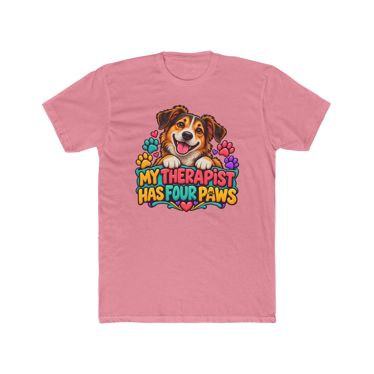 My Therapist Has Four Paws Dog Lover T-Shirt
