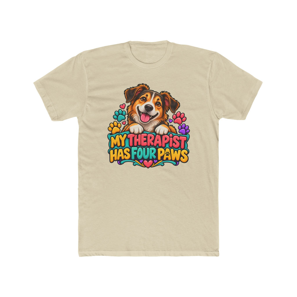 My Therapist Has Four Paws Dog Lover T-Shirt