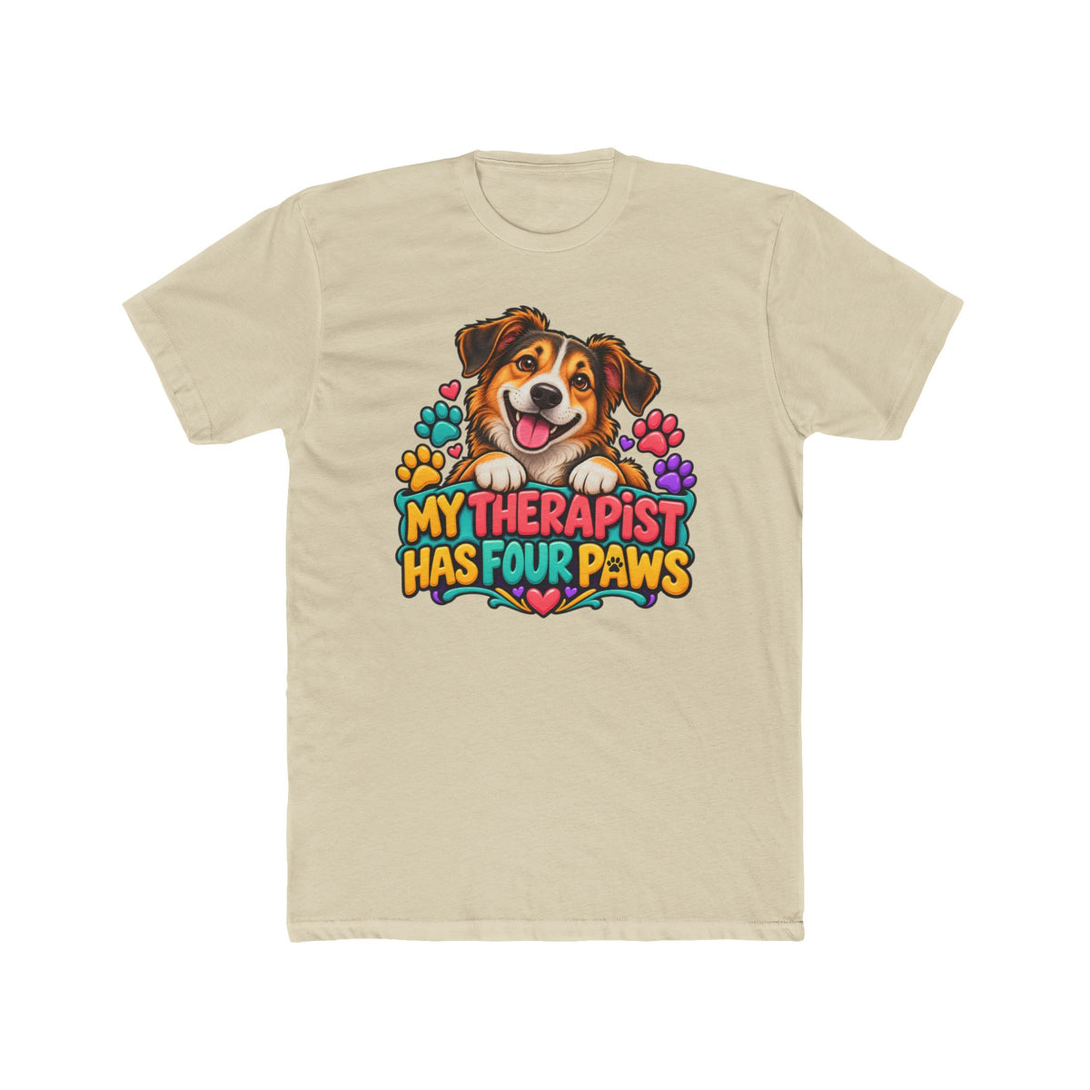 My Therapist Has Four Paws Dog Lover T-Shirt