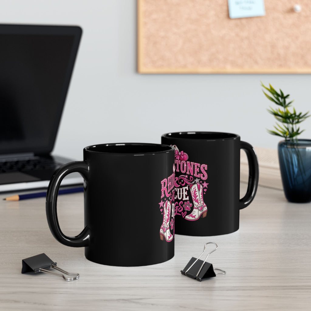 Rhinestones & Rescue Dogs Mug