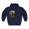 Nautical Pirate Dog Illustration Hoodie | Full Zip Sweatshirt