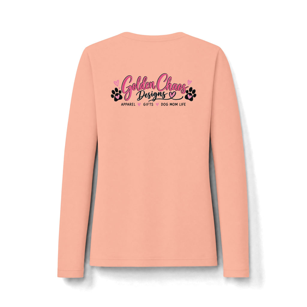 Women's Long Sleeve — 'Find Your Joy' Pink Dog Rescue Graphic
