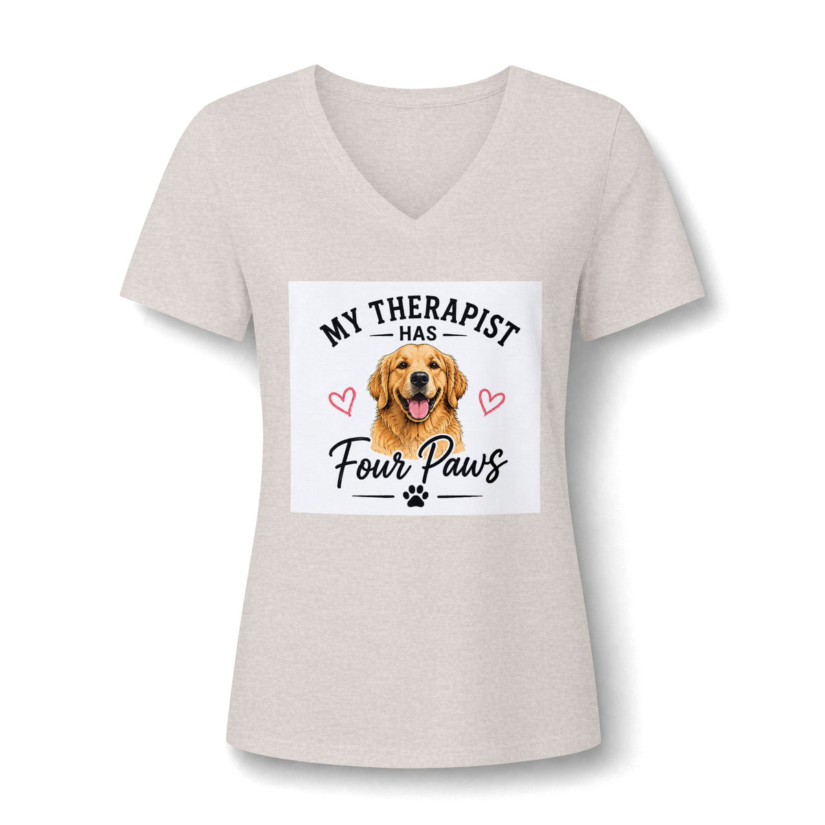 My Therapist Has Four Paws Dog Graphic Tee