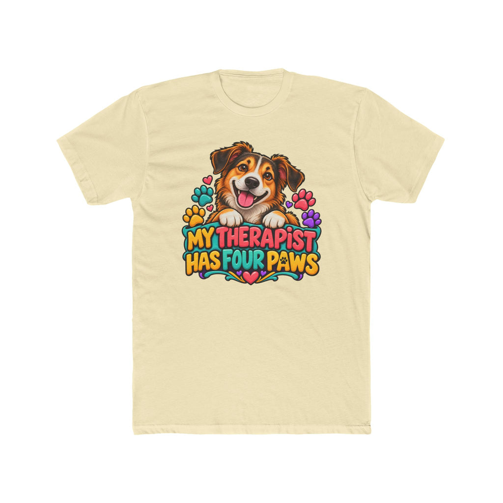My Therapist Has Four Paws Dog Lover T-Shirt