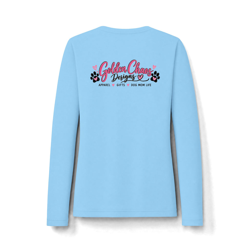 Women's Long Sleeve — 'Find Your Joy' Pink Dog Rescue Graphic