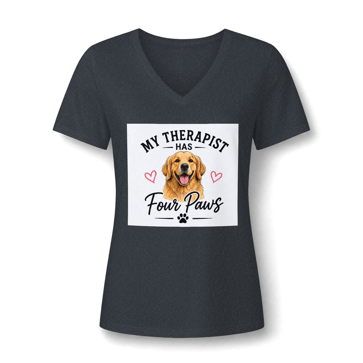 My Therapist Has Four Paws Dog Graphic Tee