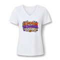My Dog Is Why the Doorbell Is Scary Women's V-Neck T-Shirt
