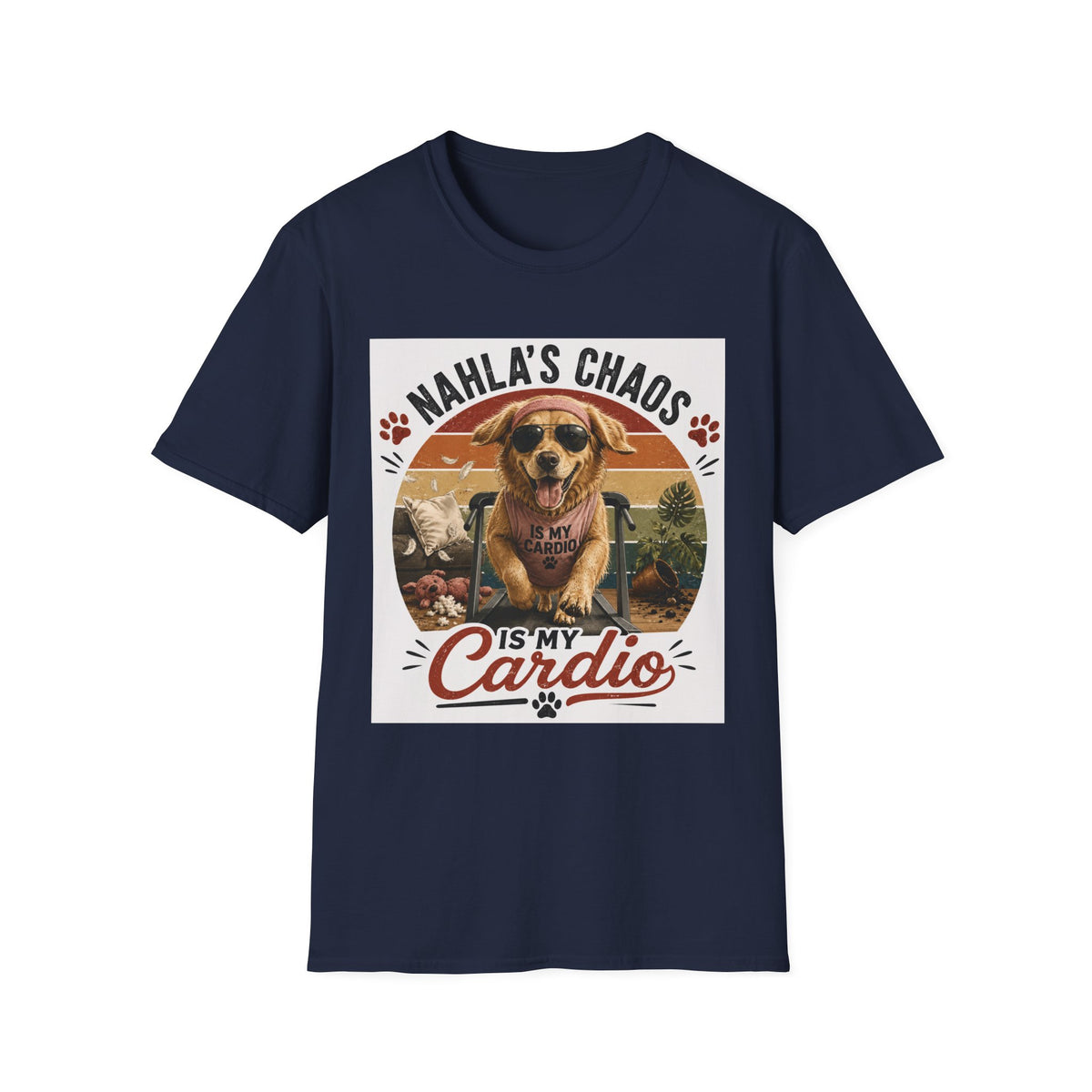 Nahla's Chaos Dog Mom Shirt | Dog Rescue Pet Lover T-Shirt